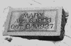 Mary Domingo gravesite
